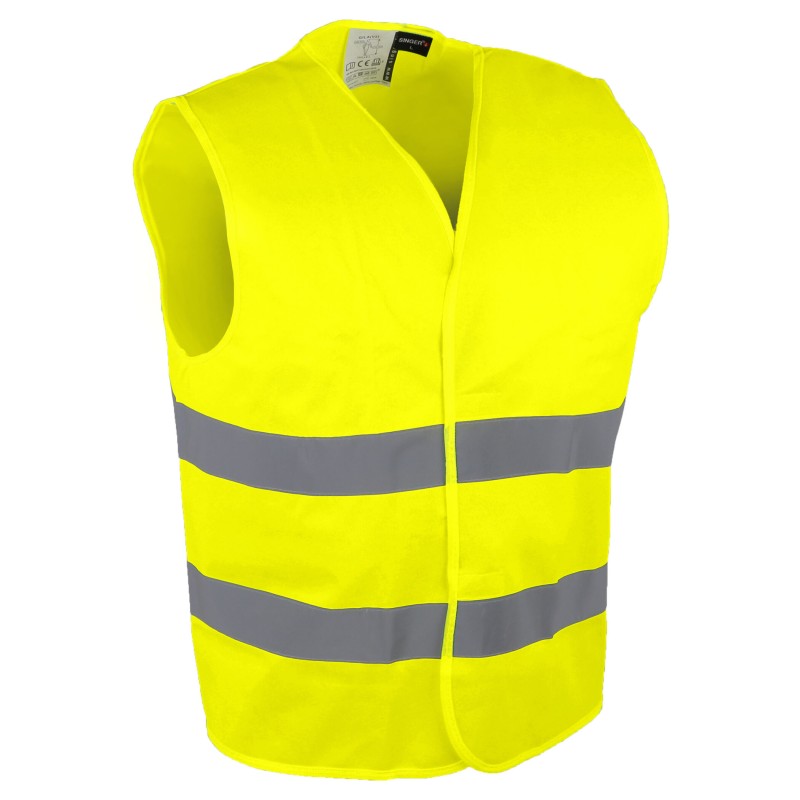 GILET HV JAUNE 2 BDES HOR XXL  