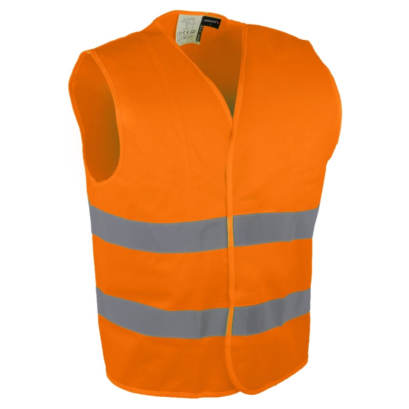 GILET HV ORANGE 2 BDES HOR XL  