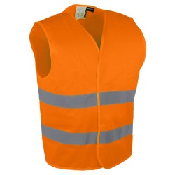 GILET HV ORANGE 2 BDES HOR...