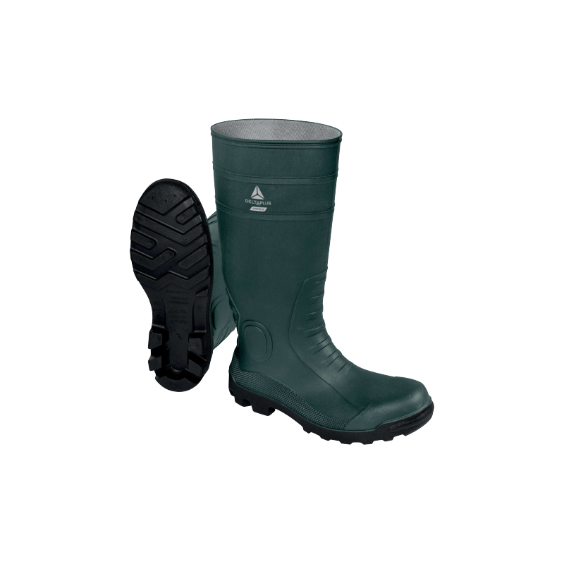 Bottes de sécurité verte S5 SRA PVC - Pointure 48