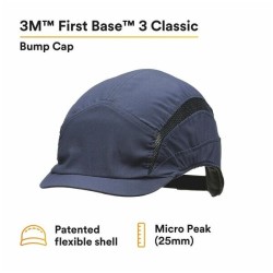 Casquettes antiheurt First Base+ marine 3M